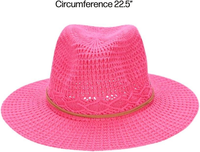 imageCC Breathable Panama HatHot Pink