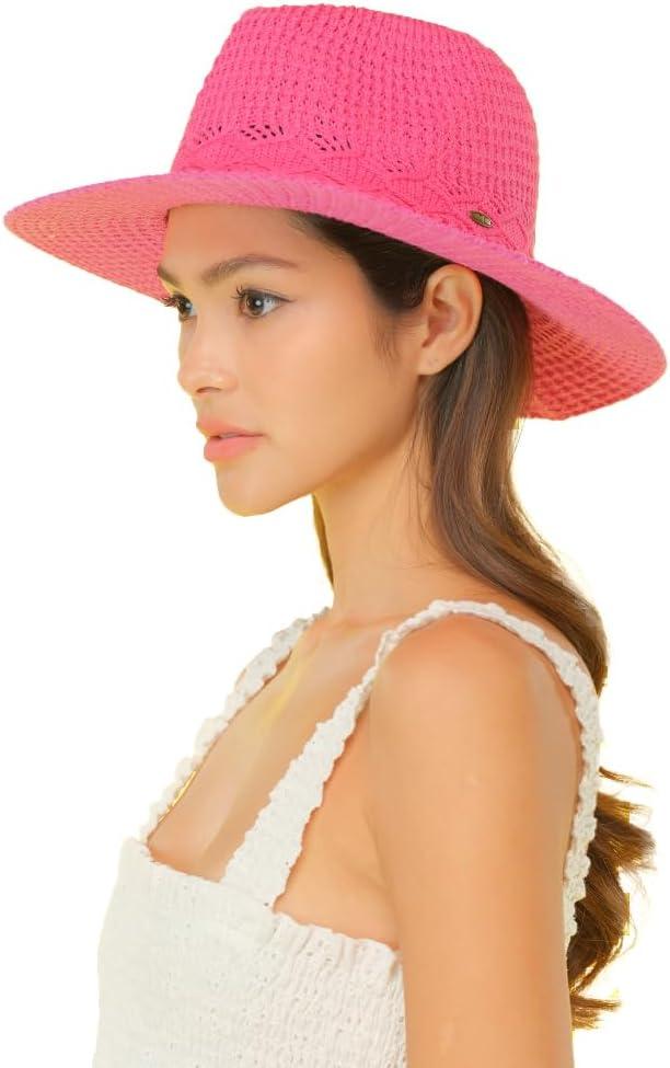 imageCC Breathable Panama HatHot Pink