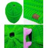imageCC BeanieTail Soft Stretch Cable Knit Messy High Bun Ponytail Beanie HatNeon Lime