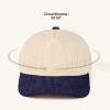 imageCC Beige Two Tone CanvasCorduroy Snapback Trucker Hat for UnisexBeige  Corduroy