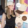 imageCC Beige Two Tone CanvasCorduroy Snapback Trucker Hat for UnisexGreen  Corduroy