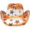 imageCC Classic Western Wide Roll up Brim Turquoise Charm Trim Band Cowboy Cowgirl HatAll Over Ombre Star Pattern