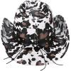 imageCC Classic Western Wide Roll up Brim Turquoise Charm Trim Band Cowboy Cowgirl HatCow Print