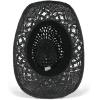 imageCC Classic Western Wide Roll up Brim Turquoise Charm Trim Band Cowboy Cowgirl HatOpen Weavedblack