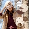 imageCC Embroidered TwoTone Trucker Snapback HatAmerican Honey RedNavy