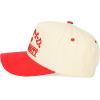 imageCC Embroidered TwoTone Trucker Snapback HatCupid University RedBeige