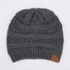 imageCC Exclusives Cable Knit BeanieDk Mel Grey