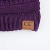 imageCC Exclusives Cable Knit BeanieDk Purple