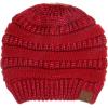 imageCC Exclusives Cable Knit BeanieRed Metallic