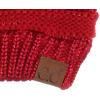 imageCC Exclusives Cable Knit BeanieRed Metallic