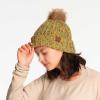 imageCC Exclusives Fuzzy Lined Knit Fur Pom Beanie Hat YJ820A Confetti Mohair Ribbedkiwi