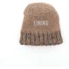 imageCC Exclusives Fuzzy Lined Knit Fur Pom Beanie Hat YJ820A Confetti Mohair Ribbedtaupe