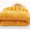 imageCC Exclusives Fuzzy Lined Knit Fur Pom Beanie Hat YJ820Mustard