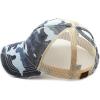 imageCC Exclusives Hatsandscarf Washed Distressed Cotton Denim Ponytail Hat Adjustable Baseball Cap BT14Camo  Grey