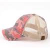 imageCC Exclusives Hatsandscarf Washed Distressed Cotton Denim Ponytail Hat Adjustable Baseball Cap BT14Camo  Hot Pink