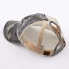 imageCC Exclusives Hatsandscarf Washed Distressed Cotton Denim Ponytail Hat Adjustable Baseball Cap BT14Camo  Lt Pink