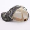 imageCC Exclusives Hatsandscarf Washed Distressed Cotton Denim Ponytail Hat Adjustable Baseball Cap BT14Camo  Lt Pink