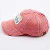 imageCC Exclusives Hatsandscarf Washed Distressed Cotton Denim Ponytail Hat Adjustable Baseball Cap BT761 CoralBeach Crazy