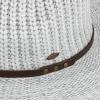 imageCC Fall Panama Hat WLeather Trim BandLt Mel Grey