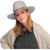 imageCC Fall Panama Hat WLeather Trim BandLt Mel Grey