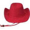 imageCC Faux Suede Cowboy Hat wChin StrapBurnt Logo Faux Suedered