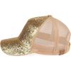 imageCC Glitter Sequin Baseball Cap with MeshGrittergold