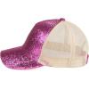 imageCC Glitter Sequin Baseball Cap with MeshGritterhot Pink