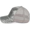 imageCC Glitter Sequin Baseball Cap with MeshGrittersilver