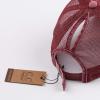 imageCC Hatsandscarf Exclusives Washed Distressed Cotton Denim Ponytail Hat Adjustable Baseball Cap BT12 BT13All Burgundy