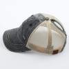 imageCC Hatsandscarf Exclusives Washed Distressed Cotton Denim Ponytail Hat Adjustable Baseball Cap BT12 BT13Black