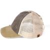 imageCC Hatsandscarf Exclusives Washed Distressed Cotton Denim Ponytail Hat Adjustable Baseball Cap BT12 BT13BrownDkcamel