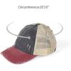 imageCC Hatsandscarf Exclusives Washed Distressed Cotton Denim Ponytail Hat Adjustable Baseball Cap BT12 BT13NavyBurgundy