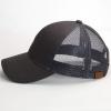 imageCC Hatsandscarf Ponytail caps Messy Buns Trucker Plain Baseball Cap BT6Charcoal