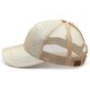 imageCC Hatsandscarf Ponytail caps Messy Buns Trucker Plain Baseball Cap BT6Glittergold