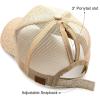 imageCC Hatsandscarf Ponytail caps Messy Buns Trucker Plain Baseball Cap BT6Glittergold