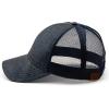 imageCC Hatsandscarf Ponytail caps Messy Buns Trucker Plain Baseball Cap BT6Glitternavy