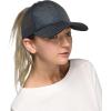 imageCC Hatsandscarf Ponytail caps Messy Buns Trucker Plain Baseball Cap BT6Glitternavy