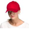 imageCC Hatsandscarf Ponytail caps Messy Buns Trucker Plain Baseball Cap BT6Red
