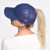 imageCC Hatsandscarf Ponytail caps Messy Buns Trucker Plain Baseball Cap BT6Royalblue
