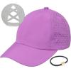 imageCC Laser Cut CrissCross Elastic Band Unisex Baseball Cap BAB8036Violet