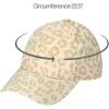imageCC Leopard Pattern Baseball Cap for Women Unisex  Adjustable Stretch Fit Daily Hat CapBeige
