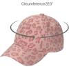 imageCC Leopard Pattern Baseball Cap for Women Unisex  Adjustable Stretch Fit Daily Hat CapRose