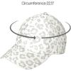 imageCC Leopard Pattern Baseball Cap for Women Unisex  Adjustable Stretch Fit Daily Hat CapWhite