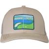 imageCC Mens Embroidered Patch Trucker Mesh Back Adjustable Snapback Baseball CapBirdie  Tan