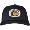 imageCC Mens Embroidered Patch Trucker Mesh Back Adjustable Snapback Baseball CapBourbon  Black