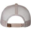 imageCC Mens Embroidered Patch Trucker Mesh Back Adjustable Snapback Baseball CapBourbon  Clay