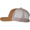 imageCC Mens Embroidered Patch Trucker Mesh Back Adjustable Snapback Baseball CapBourbon  Clay