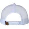 imageCC Mens Embroidered Patch Trucker Mesh Back Adjustable Snapback Baseball CapBourbon  Navy