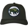 imageCC Mens Embroidered Patch Trucker Mesh Back Adjustable Snapback Baseball CapBull  Olive