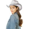 imageCC Ombre Open Weave Cowbay Hat with Braided TrimLight Gray